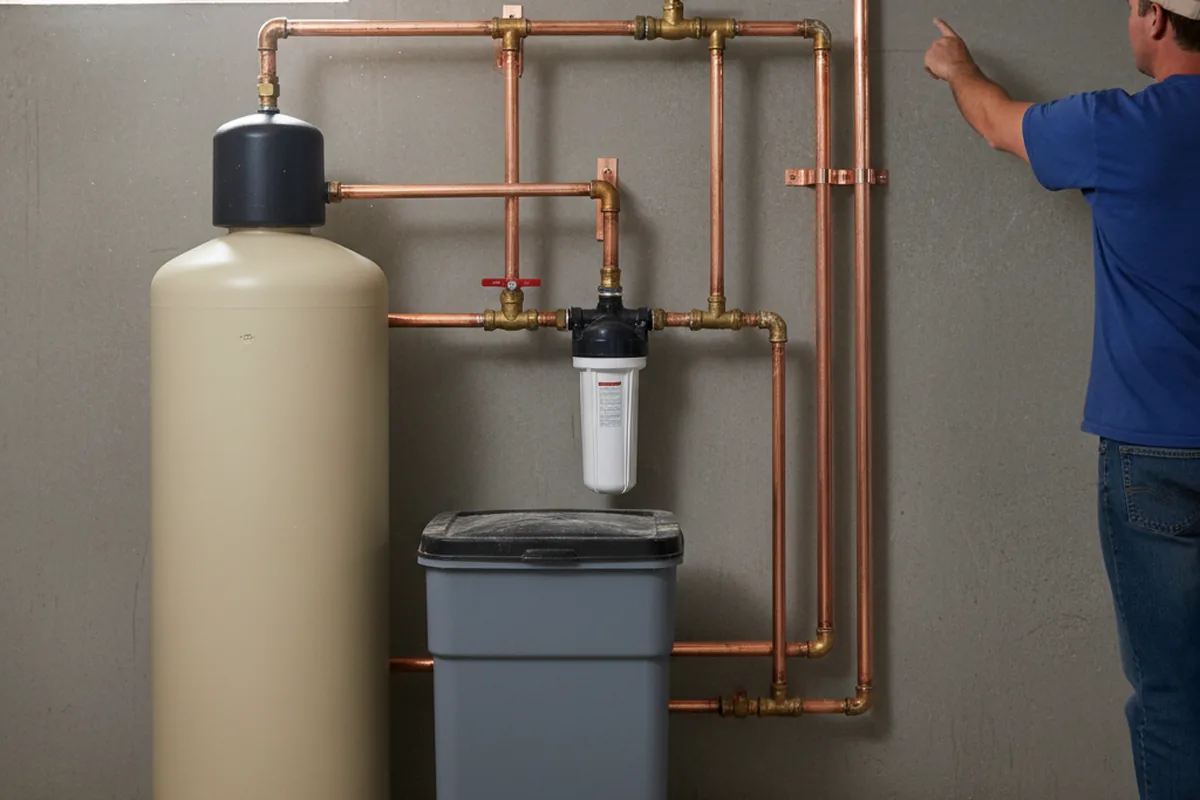 Whole-house water treatment system installed in Mountain City